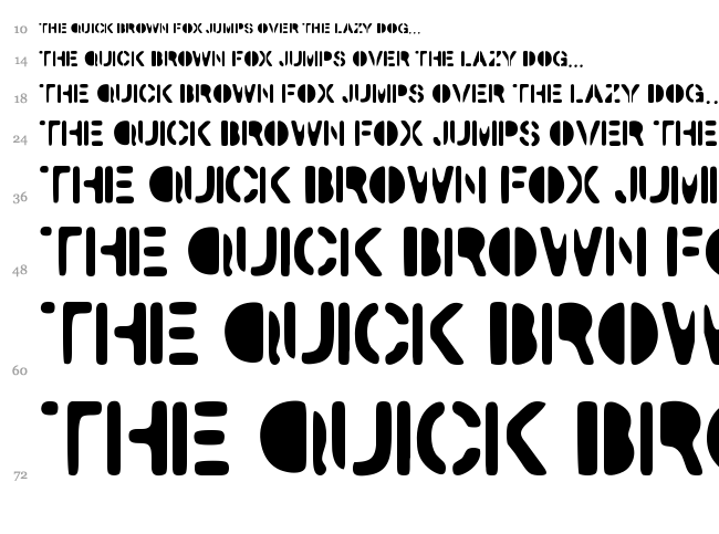 The Second World War font waterfall